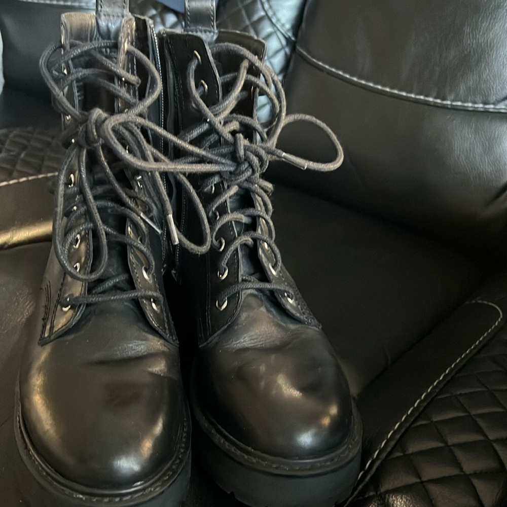Steve Madden combat boots!